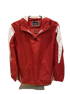 Holloway Adults Unisex Size XS Light Weight Red Jacket With Hood Active Wear
