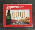 ???Luigi Massoni Vintage Guzzini Lucite Acrylic Champagne Flutes Boxed Space Age