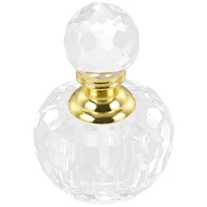 Perfume Bottle Essential Oil Sample Container Travel Crystal Empty Subpackaging - Picture 1 of 12