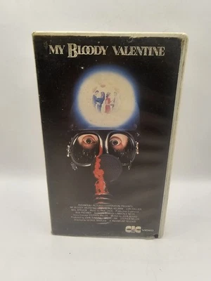 MY BLOODY VALENTINE VHS - Pre Cert Small Box Horror Slasher Film TESTED See Pics - Image 1 of 4