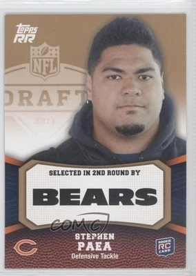 2011 Topps Rising Rookies Gold Stephen Paea #118 RC - Image 1 of 2
