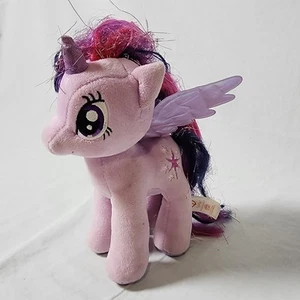 Ty My Little Pony Twilight Sparkle Plush Purple Unicorn Beanie Babies Toy 8” - Picture 1 of 10