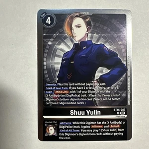 Shuu Yulin - Rare - Digimon TCG - BT15-087 R - Exceed Apocalypse NM - Picture 1 of 9