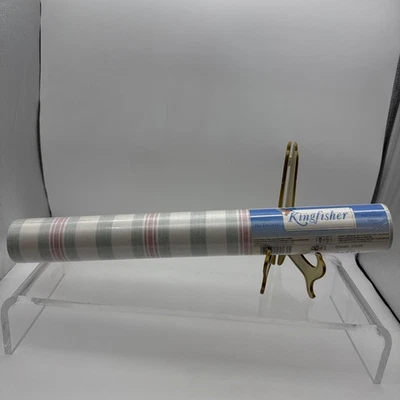 Vinilo prepegado vintage 56 pies cuadrados por Kingfisher 24161 lote 0041 Dinamarca rayas Foto 1 de 4