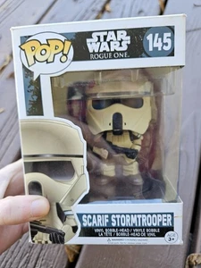 Funko Pop! Vinile: Star Wars - Rogue One Stormtrooper (Scarif) #145 - Foto 1 di 6