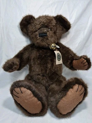 Boyd's Bear MAXIMILLIAN Etiquetas Cuello Campana Brazos y Piernas Movibles Grande 21" Marrón Foto 1 de 4