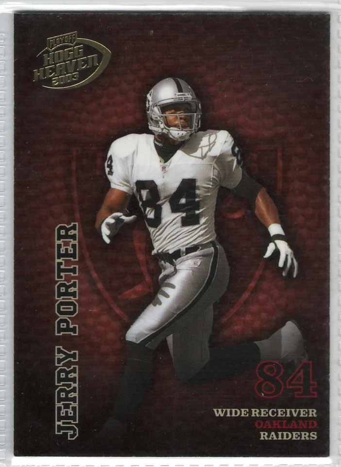 2003 Playoff Hogg Heaven Jerry Porter Oakland Raiders #104 - Image 1 of 2