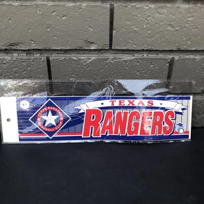 Texas RANGERS   VINYL Bumper Sticker MLB by Wincraft LICENSED MADE IN U.S.A. - Image 1 of 4