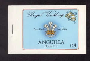 Anguilla Scott 444 - Prince Charles & Lady Diana Booklet.  MNH.   #02 ANG444bk - Picture 1 of 1