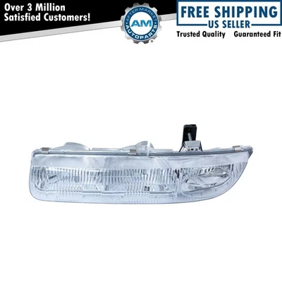 Left Headlight Assembly For 1996-1999 Saturn SL SL1 SL2 SW1 SW2 GM2502155 - Image 1 of 4