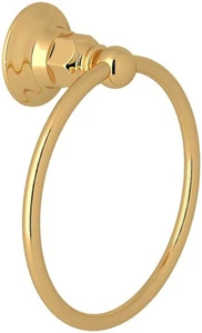 Rohl ROT4 Brass Country Bath 6" Towel Ring - Picture 1 of 11