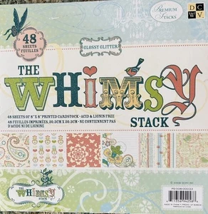 "WHIMSY" 46 Blatt 8 "x8" Karton Stapel von DCWV - Bild 1 von 1