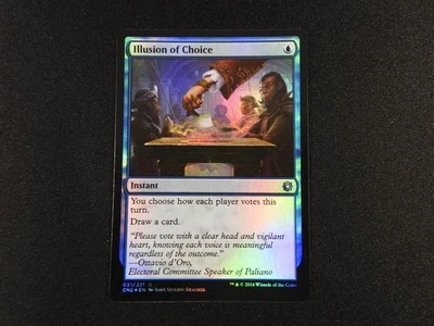 Illusion of Choice FOIL NM [Conspiracy: Take the Crown] #2 Mtg Free Tracking! - Image 1 of 3