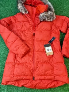 NWT The North Face Women Lrg Dreamer Parkina 600 Down Winter Jacket Coat Red New - Picture 1 of 9