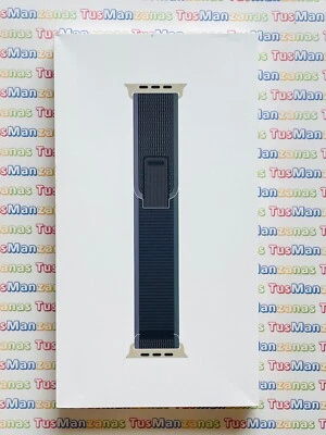 CORREA ORIGINAL APPLE WATCH TRAIL LOOP AZUL / NEGRO S/M ULTRA 3 2 SERIES 11 46mm - Imagen 1 de 4