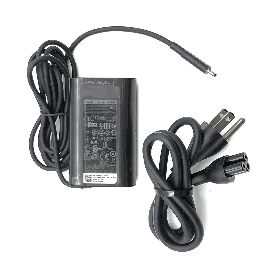 Genuine AC Power Supply Adapter Dell HA45NM170 5-20V 3-2.25A 45W OEM Charger - Image 1 of 4