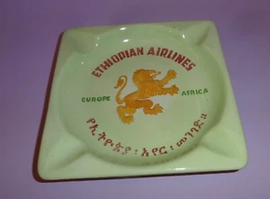RAR! ETHIOPIAN AIRLINES GRIECHISCHE HANDARBEIT PORZELLAN ASTRAY von KERAMIKOS 60er Jahre - Bild 1 von 11