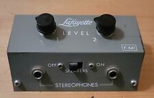 Lafayette F-641 Headphone Speaker Selector Switch Stereophone [Vintage]