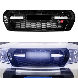 Lámpara pasante delantera negra para Land Cruiser Lc200 GR 2008-2015 parrilla de parachoques delantera - Imagen 1 de 7
