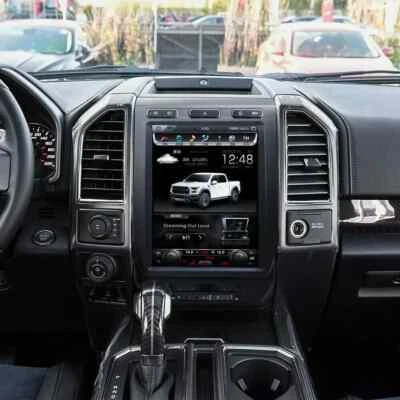 Se adapta a Ford F-150 F-250 2016-2020 12,1" Android 13 Tesla pantalla vertical GPS radio Foto 1 de 4