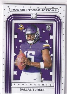 2024 Panini Photogenic NFL Football No. 20 Dallas Turner Rookie Introductions - Bild 1 von 2