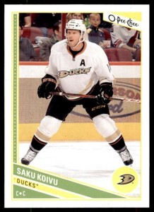 2013-14 O-Pee-Chee Saku Koivu Anaheim Ducks #176