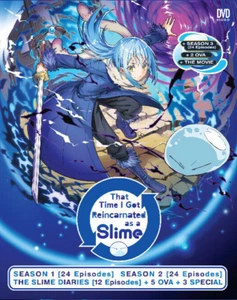 That Time I got Reincarnated as a Slime SEASON 1-3+5OVA3+MOVIE DVD All Region - Picture 1 of 2