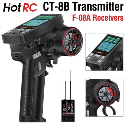 HotRC CT-6A/8A DS600 6CH 8CH 2.4G Transmitter Receiver Radio for RC Car Boat - Image 1 of 4