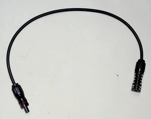 Solarkabel Verlängerungskabel schwarz 4mm²,  Solarleitung PV mit Steckern - Bild 1 von 1