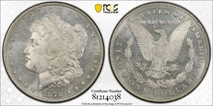 1878 7TF Rev of 1878 Morgan Silver Dollar VAM-134 PCGS MS64PL Bright White - Picture 1 of 3