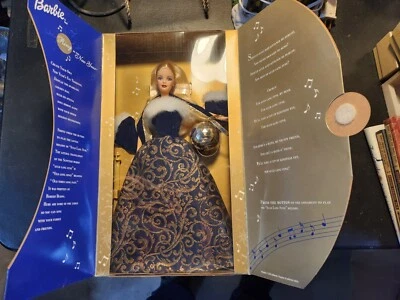 Mattel Barbie 2001 Anillo En Año Nuevo Muñeca Rubia Juega Auld Lang Syne Nuevo (JQ) Foto 1 de 4