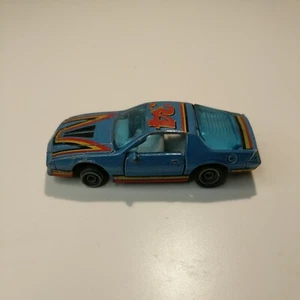Kidco Lock Up Chevy Camaro Diecast Car with Key Blue 34 from 1982 no key - Picture 1 of 6