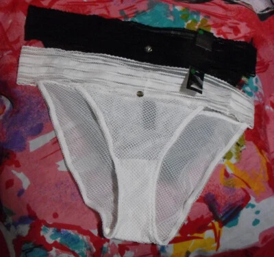 2 BRAGAS BIKINI TRUTH OR DARE BY MADONNA TD7237 WH/BA ENCAJE TRANSPARENTE M Foto 1 de 2