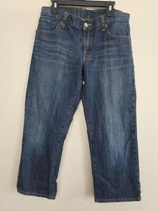 Lucky Brand Latzhose Classic Fit Cropped Jeans Gr. 27 von Gene Montesano - Bild 1 von 6