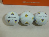1 Dozen New Taylormade TP5 Pix Custom LA Lakers Golf Balls TP-5 Los Angeles