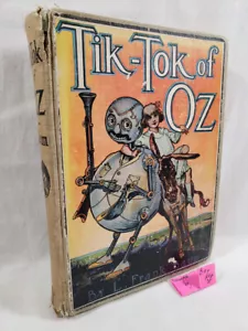 Tik-Tok Oz L Frank Baum Reilly Lee 1930s 1940s 1950 Art Nouveau Neill Hardcover - Picture 1 of 18
