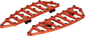 Arlen Ness Orange Driver MX Billet Floorboards 410-011 2018-UP FLHC FLFB FLSL - Picture 1 of 1