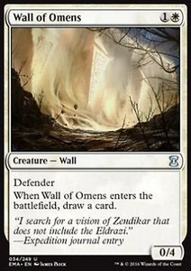 *MRM* ENGLISH Mur d'augures (Wall of Omens) MTG Eternal Master - Imagen 1 de 1