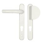 Pair Hoppe 92mm Lever / Fixed Pull Pad Upvc Composite Door Handle  - All Colours