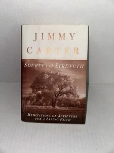 1997 Jimmy Carter Autographed “Sources of Strength”1st Edition Hardcover Book - Picture 1 of 13