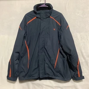 Champion Jacket 3 in 1 Coat Fleece Liner Full Zip Pockets Cuff Straps Size XL - Picture 1 of 11