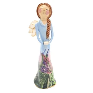 Blue Sky Clay Works Heather Goldminc Garden Angel Hand Painted Ceramic 2002 - Picture 1 of 6