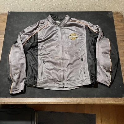 哈雷戴维森摩托车夹克 FXRG 装甲骑行装备高可见盾标志 — 第 1/4 张图片