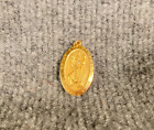 Vintage Saint Christopher Protect Us 12K Gold Filled Pendant Charm