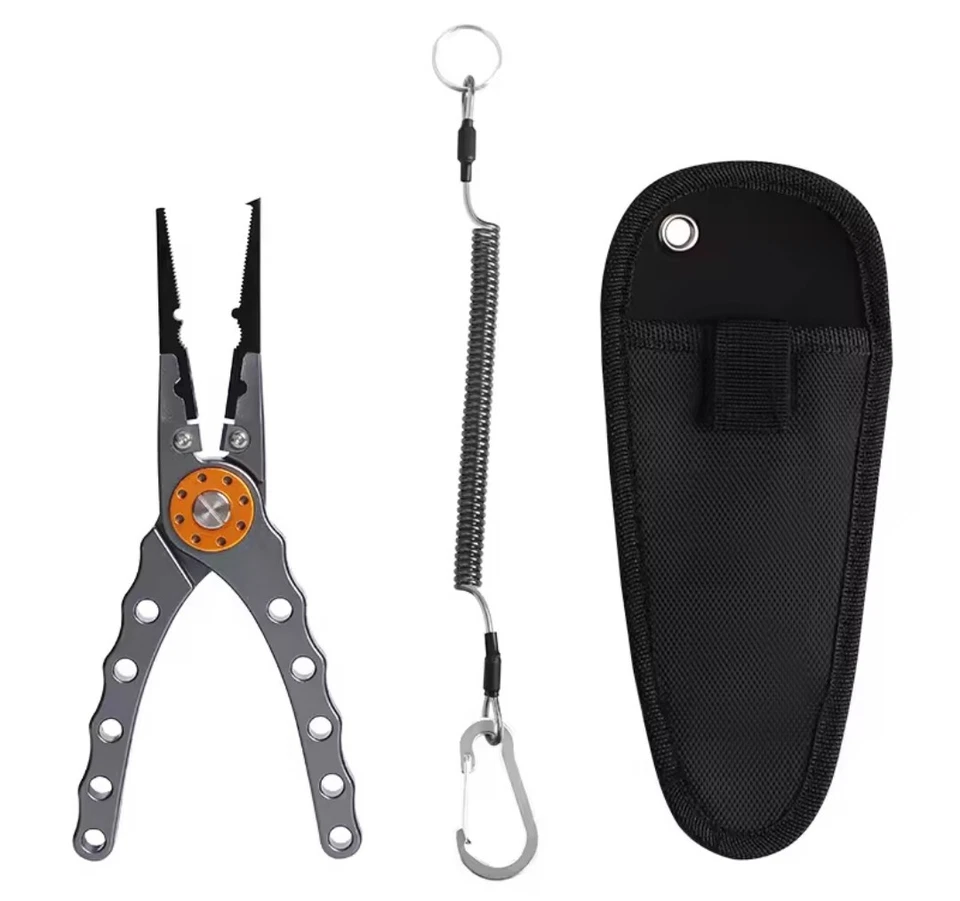 Hakenlösezange Multizange Angelzange Lösezange  Hakenlöser  Sprengringzange Alu - Bild 1 von 1