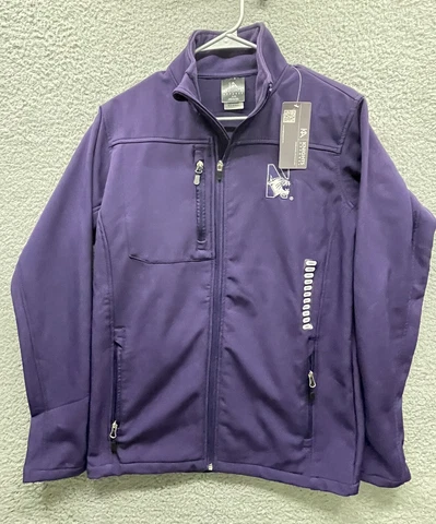 🔥 Northwestern Wildcats • Ka Knights • Full Zip Jacket • Men Sz S Small Cover