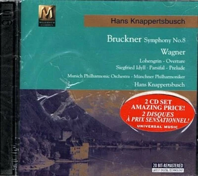 Knappertsbusch Conducts Bruckner and Wagner ~ Bruckner ~ Classical ~ 2 CDs ~ New Foto 1 de 2