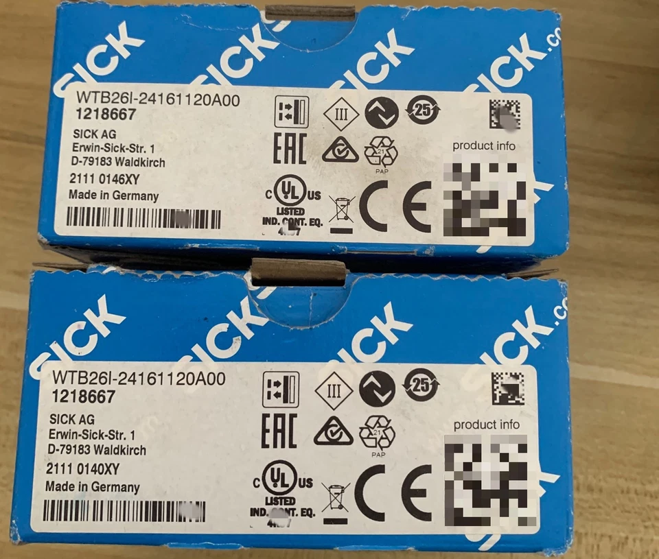 1PC Brand New WTB26I-24161120A00 1218667 SICK Photoelectric Sensor - Image 1 of 1
