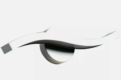 NIB Access Lighting Ripple 16.6 Inch LED Wavy Wall Sconce  White - Image 1 of 4