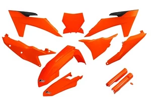 Kit plástico KTM SX SXF PARA 2023 – 2024 125, 250, 350.450 NARANJA con horquillas - Imagen 1 de 6